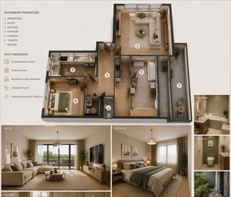 mieszkanie na sprzedaż 65m2 mieszkanie Piaseczno