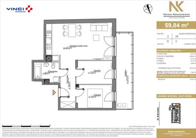 mieszkanie na sprzedaż 60m2 mieszkanie Warszawa, Włochy, Aleja Krakowska