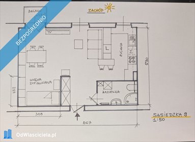 mieszkanie na sprzedaż 48m2 mieszkanie Wrocław, Krzyki, Sąsiedzka 9