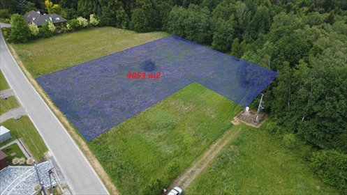 działka na sprzedaż 4053m2 działka Głogoczów