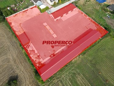 Działka 5457 m² z budynkami i magazynami w Młodzawach działka Młodzawy Duże