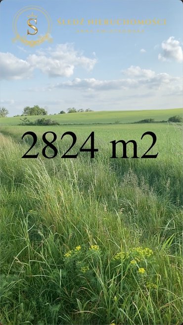 działka na sprzedaż 2824m2 działka Wołów