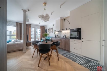 Nowoczesne 35 m² z dużym tarasem w Mokotowie mieszkanie Warszawa, Mokotów Sielce, Stanisława Kierbedzia