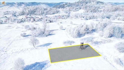 działka na sprzedaż 780m2 działka Koszarawa