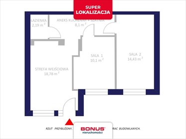 lokal użytkowy na sprzedaż 55m2 lokal użytkowy Radzymin, Władysława Reymonta