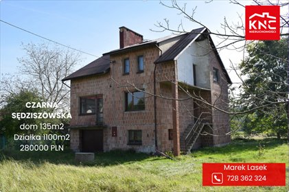 dom na sprzedaż 170m2 dom Czarna Sędziszowska