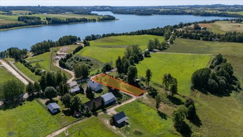 Działka 1218 m² nad jeziorem Szelment Wielki (warunki zabudowy) działka Przejma Mała