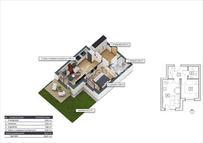 mieszkanie na sprzedaż 28m2 mieszkanie Gdańsk, Sobieszewo, Kwiatowa
