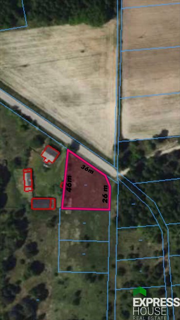 Działka budowlana na sprzedaż Rększowice, Nadrzeczna 1 322m2 Foto 2