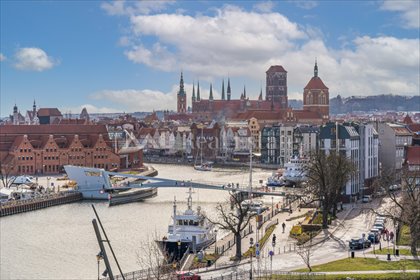 Polecam 94 m² apartament z widokiem na Motławę w Gdańsku mieszkanie Gdańsk, Śródmieście, Stara Stocznia