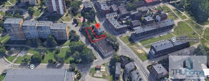 działka na wynajem 400m2 działka Katowice, Bogucice, Katowicka