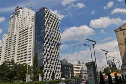 Nowoczesny biurowiec w centrum Warszawy, panoramiczny widok lokal użytkowy Warszawa, Wola