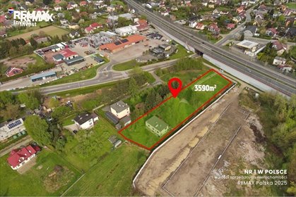Działka inwestycyjna 3590m² z potencjałem rozbudowy działka Bielsko-Biała, Ignacego Daszyńskiego