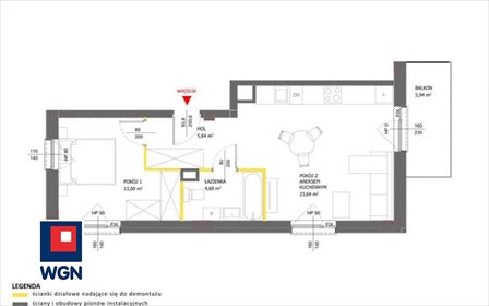 Sprzedam nowe mieszkanie 46,88 m² w Warszawie Ursus mieszkanie Warszawa, Ursus, Henryka II Pobożnego