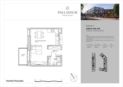 Atrakcyjne 33,11 m² w Bielawach – idealne dla singla lub pary mieszkanie Bydgoszcz, Bielawy, Ignacego Paderewskiego