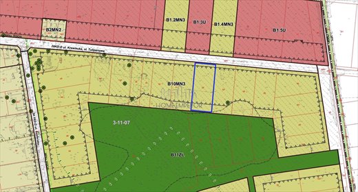 Działka 2030 m² z mediami i planem w Wawerze. działka Warszawa, Wawer, Anin, Tulipanowa
