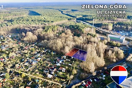 Działka pod inwestycję w Zielonej Górze, MPZP, 1693 m² działka Zielona Góra, Szosa Kisielińska
