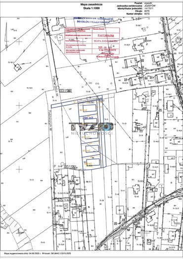 Działka 4100 m² pod osiedle w Józefowie - polecam działka Józefów, Józefów, Podchorążych