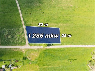 Działka 1286 m² z WZ pod dom w Zaskale – spokojna okolica działka Zaskale, Za Wodą