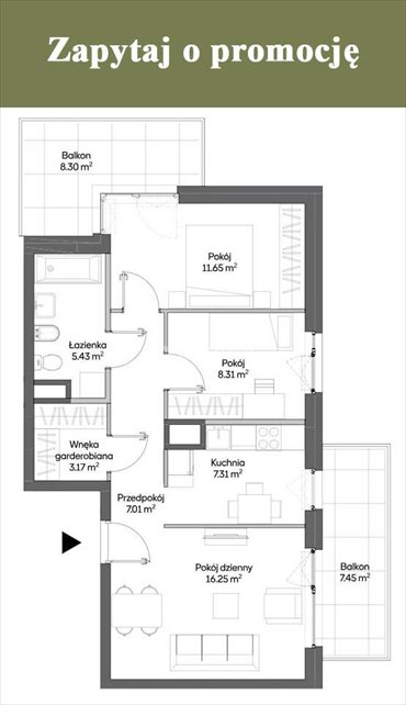 mieszkanie na sprzedaż 59m2 mieszkanie Warszawa, Włochy, Borsucza