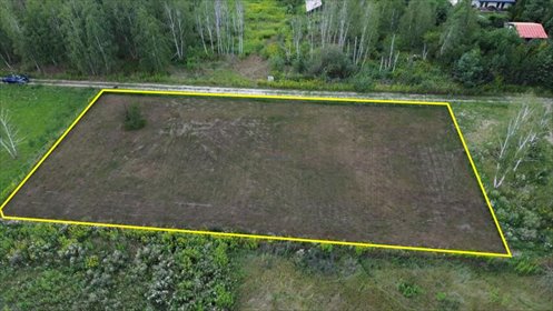 Polecam działkę 2000 m² z mediami, ogrodzoną, pod dom i usługi działka Zalesie Górne, Ustanów