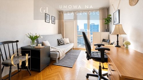 Dwupokojowe mieszkanie 39,5 m² - panoramiczny widok na Warszawę mieszkanie Warszawa, Śródmieście, Aleja Jana Pawła II