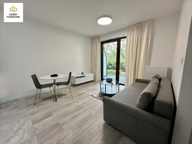 Nowoczesny 2-pokojowy apartament z patio - garaż i widok mieszkanie Gdańsk, Czarny Dwór