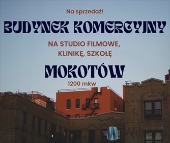 lokal użytkowy na sprzedaż 1200m2 lokal użytkowy Warszawa, Mokotów