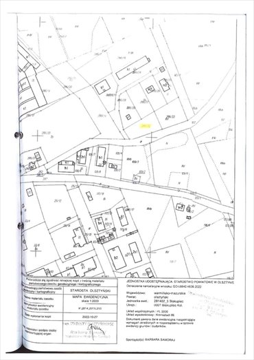 działka na sprzedaż 1667m2 działka Biskupiec, Bolesława Chrobrego