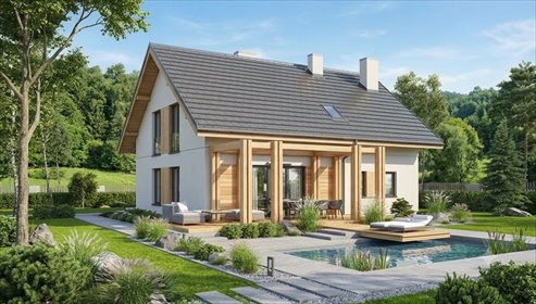 Przestronny dom w Wysokiej Głogowskiej z garażem. dom Wysoka Głogowska