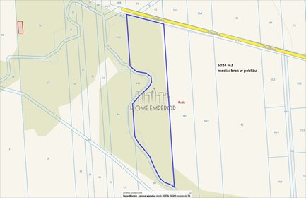 Zapraszam do obejrzenia działki 6024 m² w Rudzie działka Ruda, Ogrodowa