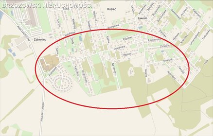 działka na sprzedaż 1000m2 działka Rusiec