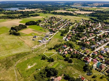 Działka budowlana 1134 m² w Ruszajnach - spokojna okolica działka Barczewo
