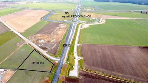 Działka przemysłowo-handlowa pod dzierżawę Leszno 2 000m2 Foto 2