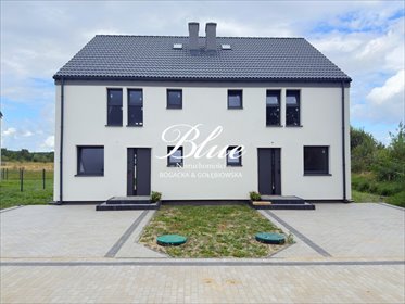 Do sprzedania nowoczesny dom 98 m² z ogrodem i 2 garażami dom Dobra