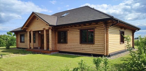 Ekskluzywny dom 210m2 z drewna, taras, ogród, garaż dom Topolin, Bolesława Chrobrego