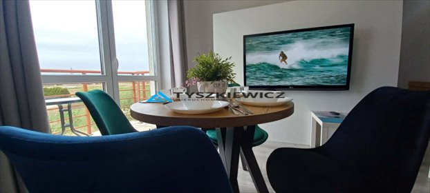 Nowoczesny apartament 2 pok. z dużym balkonem i parkingiem mieszkanie Łeba, Pogodna