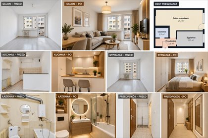 Mieszkanie 37 m² w centrum Sławna (do własnej aranżacji) mieszkanie Sławno, Basztowa