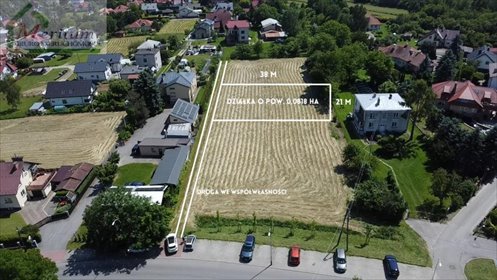 działka na sprzedaż 818m2 działka Krosno, Krosno