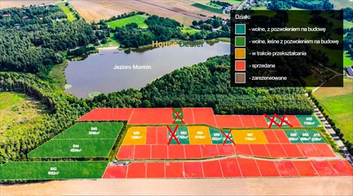 działka na sprzedaż 608m2 działka Wielonek