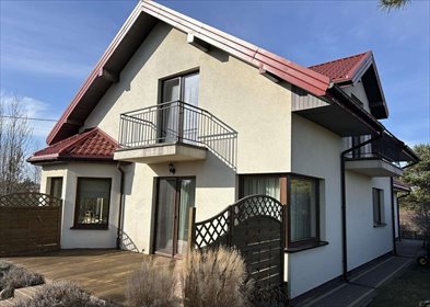 Nowoczesny dom 239 m2 z garażem, ogród i kominek dom Leoncin, Nowe Grochale