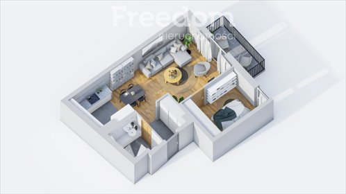 Na sprzedaż nowoczesne 2-pokojowe mieszkanie 47 m² z balkonem mieszkanie Brzeg