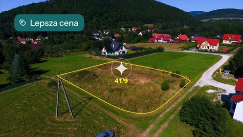 działka na sprzedaż 1657m2 działka Goszów