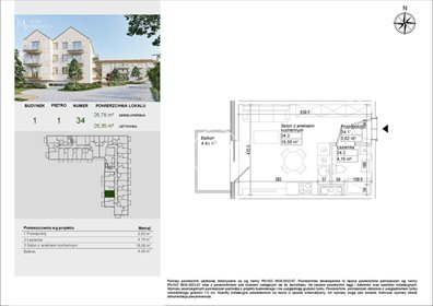 mieszkanie na sprzedaż 26m2 mieszkanie Osielsko, Aleja Adama Mickiewicza