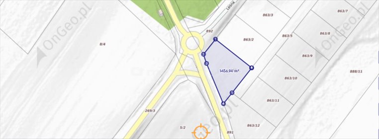 Sprzedam działkę budowlaną 1457 m² w Wierzchowie działka Wierzchowo