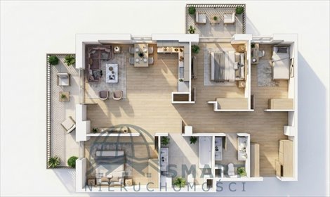 mieszkanie na sprzedaż 82m2 mieszkanie Łódź, Srebrzyńska