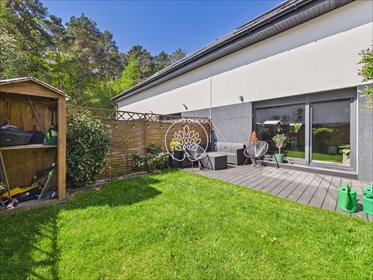 Na sprzedaż nowoczesny dom szeregowy 93 m² z ogródkiem w Jagodowie dom Jagodowo