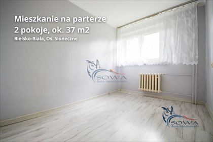 Przytulne 2-pokoje na wysokim parterze, gotowe do zamieszkania mieszkanie Bielsko-Biała, Osiedle Słoneczne