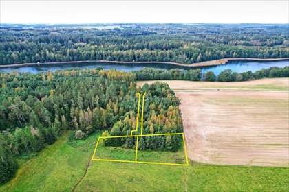 Działka rekreacyjna pod zabudowę letniskową 1018 m² - polecam! działka Borki