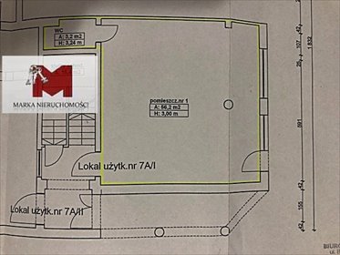 Lokal użytkowy na sprzedaż Kędzierzyn-Koźle, Kędzierzyn Śródmieście, Głowackiego 60m2 Foto 6